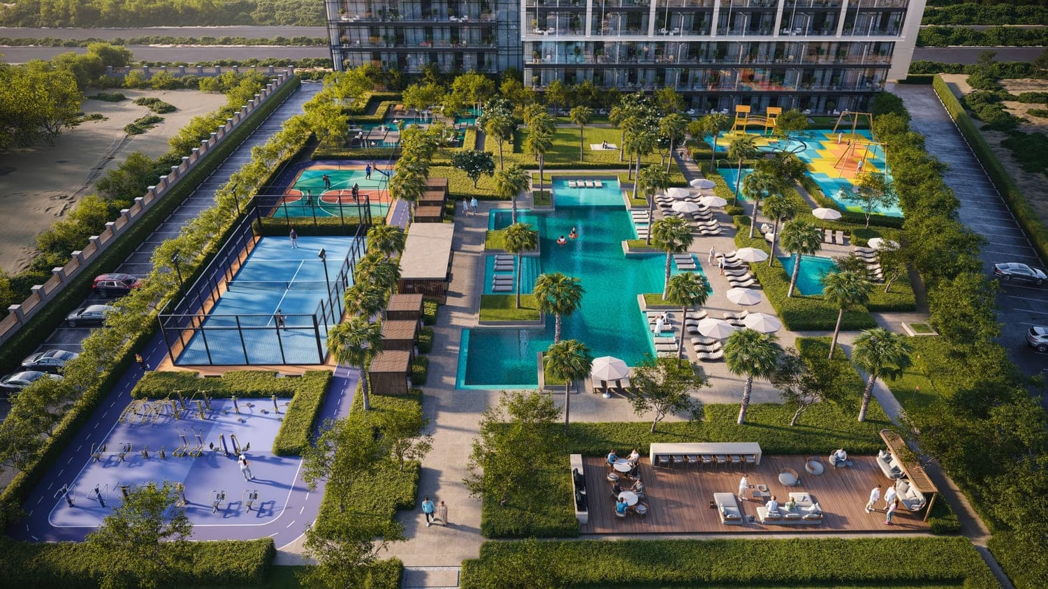 Sierra by Iman amenity Swimming Pool & Sports Facilities - Dubai Motor City, Dubai - by Iman Developers