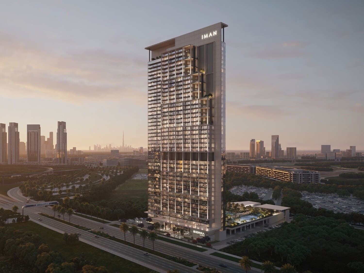 Sierra by Iman exterior view - Dubai Motor City, Dubai - by Iman Developers
