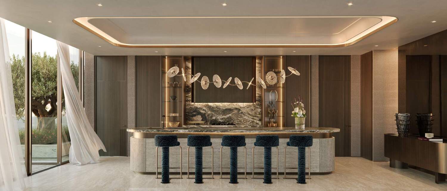 Silena Residences amenity Bar - Dubai Islands, Dubai - by Avenew Development