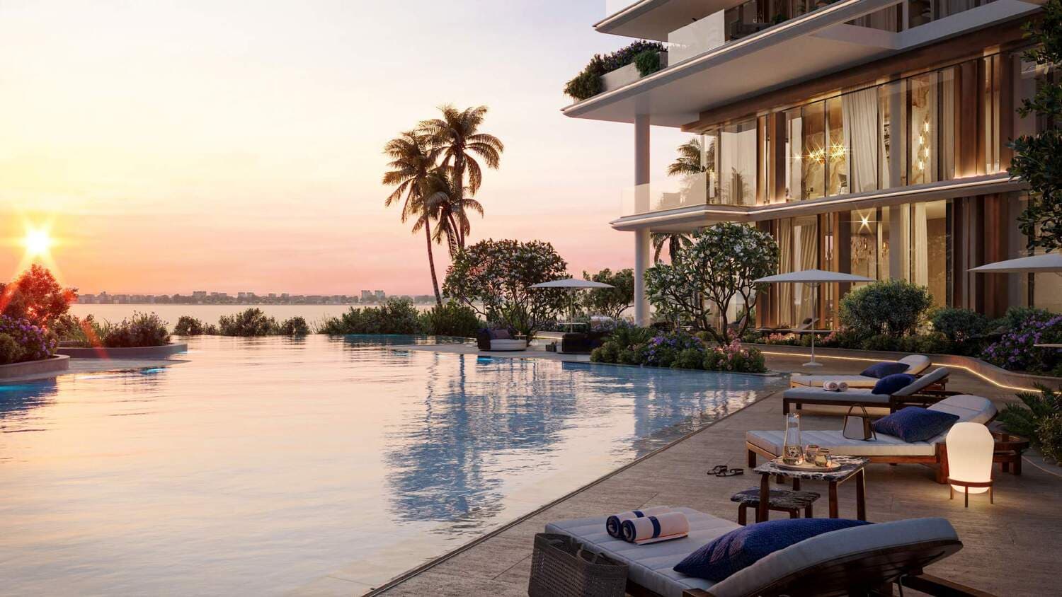 Silena Residences amenity Infinity Pool - Dubai Islands, Dubai - by Avenew Development
