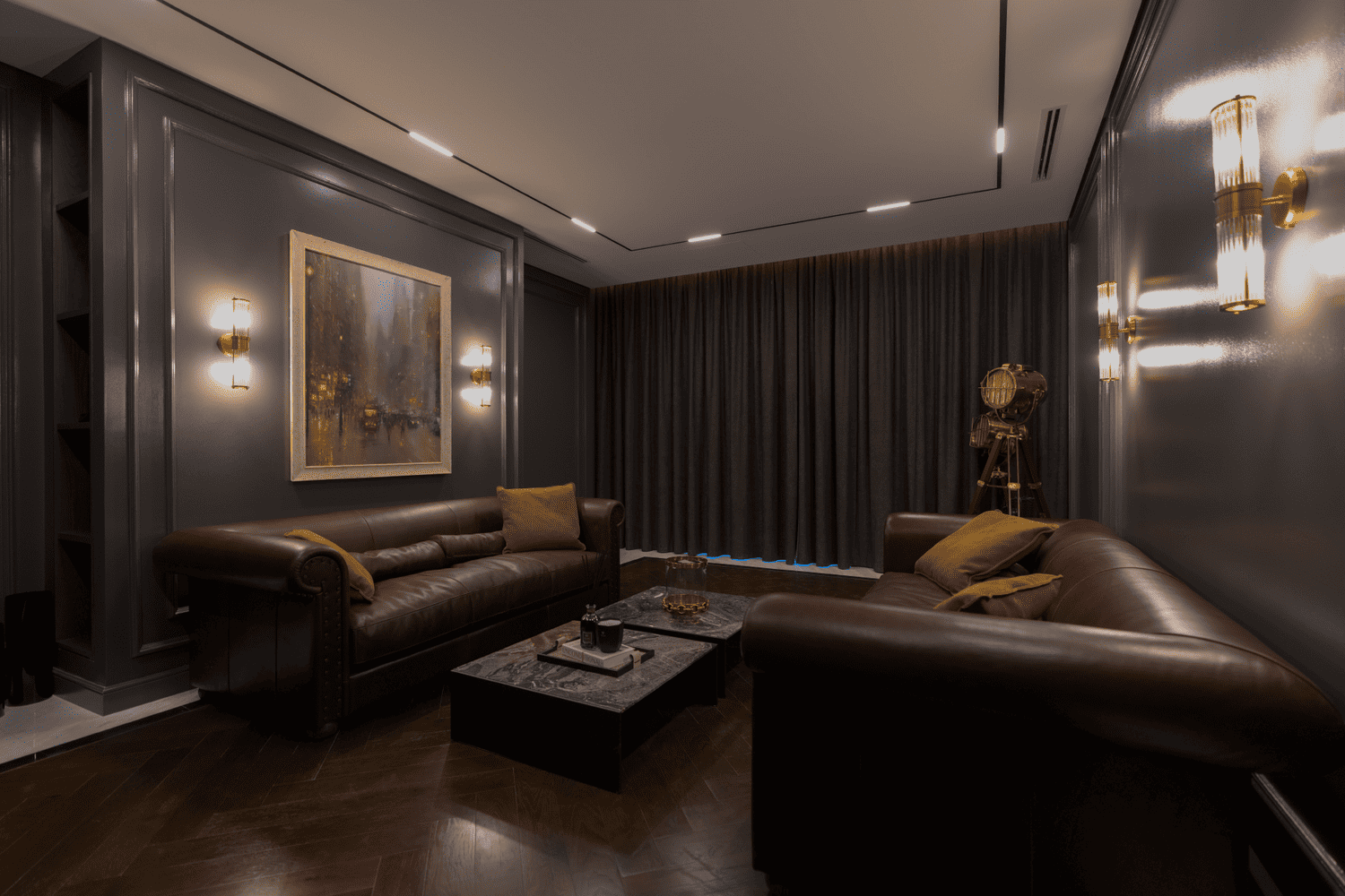 Silk Leaf 4 amenity Cigar Room - Al Barari, Dubai - by Range Developments