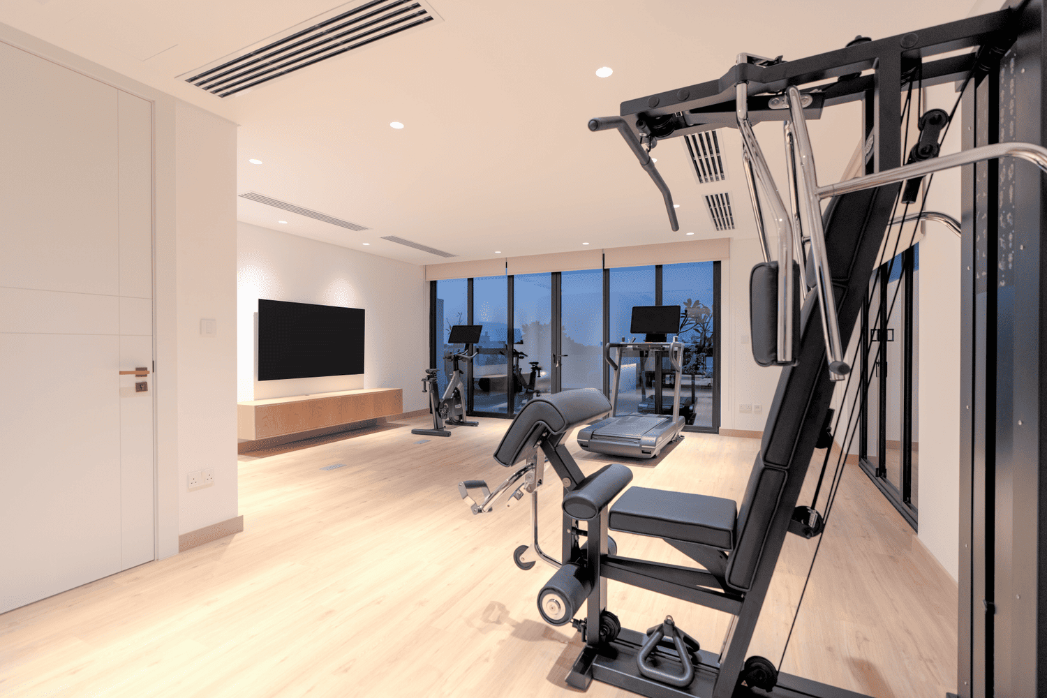 Silk Leaf 4 amenity Gym - Al Barari, Dubai - by Range Developments