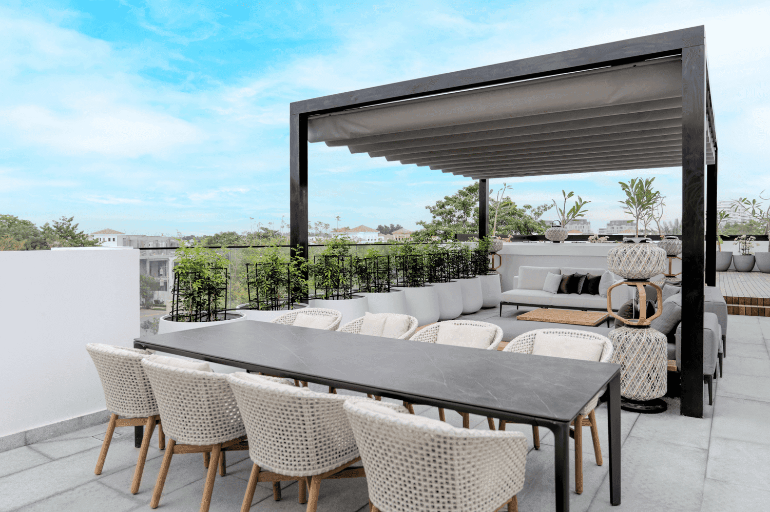 Silk Leaf 4 amenity Rooftop - Al Barari, Dubai - by Range Developments