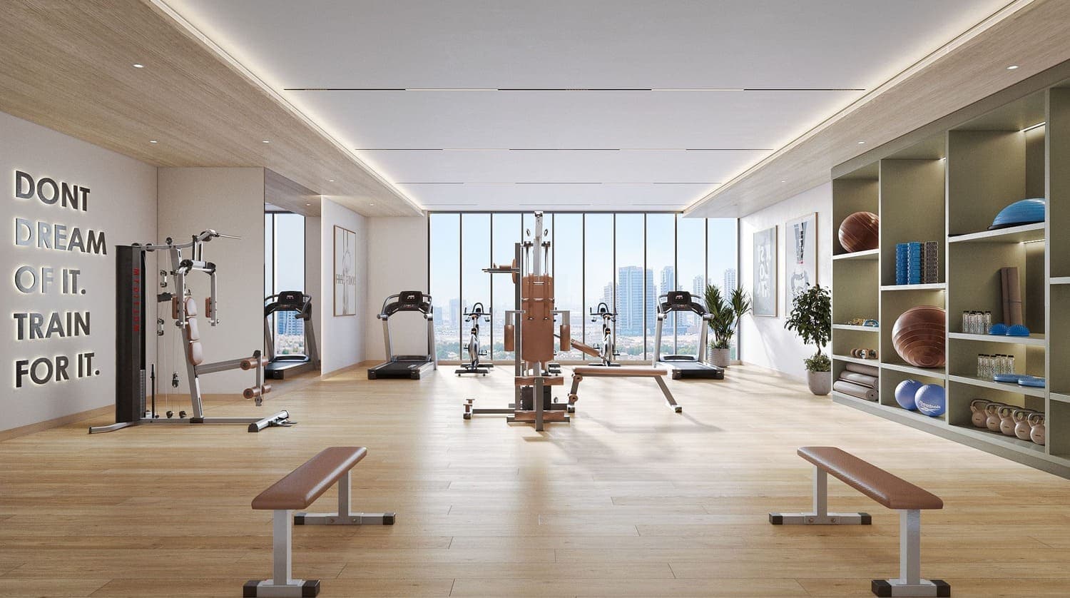 Sky Gardens Tower amenity State-Of-The-Art Health Club - Al Helio, Dubai - by GJ Properties