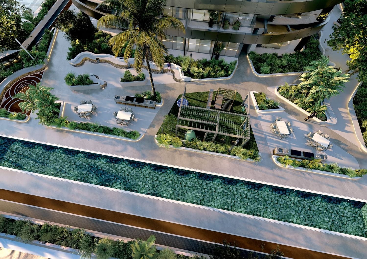 Sky Hills Astra amenity Common Outdoor Area - Dubai Science Park, Dubai - by HRE Development