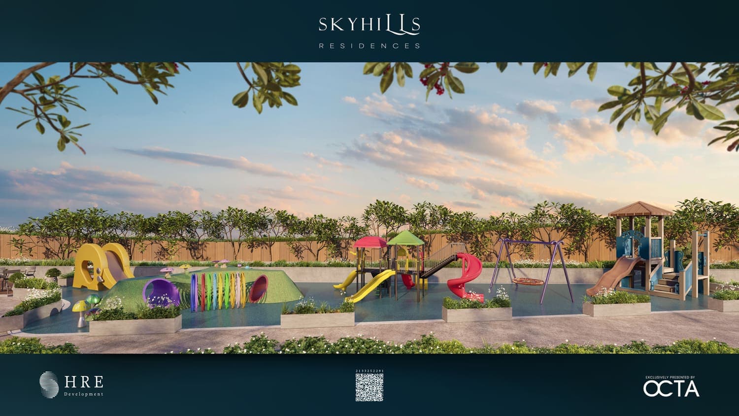 Sky Hills Residence amenity Kids Play Area - Dubai Science Park, Dubai - by HRE Development