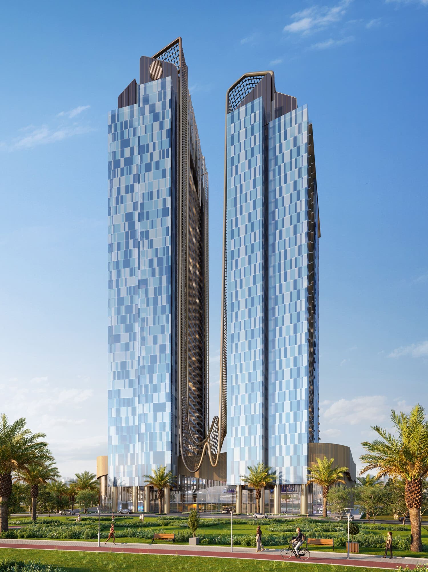 Sky Hills Residence exterior view - Dubai Science Park, Dubai - by HRE Development