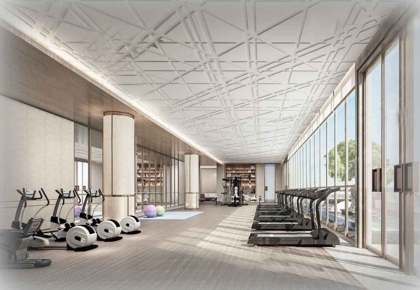 Sky Suites amenity Gym - JVC (Jumeirah Village Circle), Dubai - by Peace Homes Development
