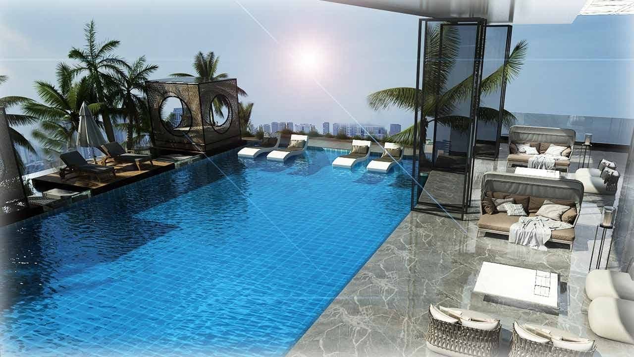 Sky Suites amenity Outdoor Lounge Beds - JVC (Jumeirah Village Circle), Dubai - by Peace Homes Development