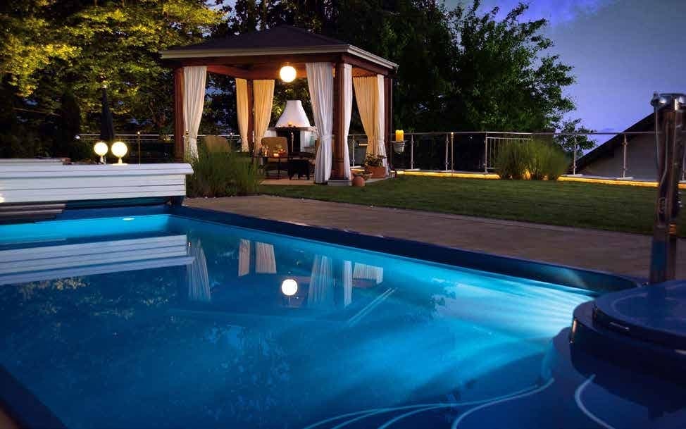 Sky Suites amenity Swimming Pool Lounge - JVC (Jumeirah Village Circle), Dubai - by Peace Homes Development