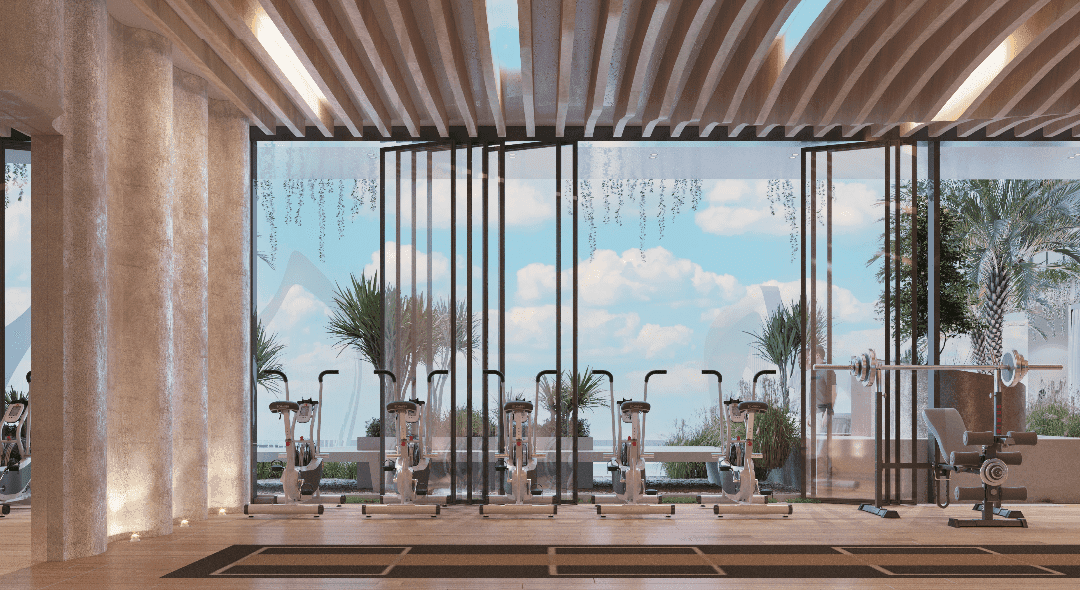Sky Vista amenity Panoramic Fitness Studio - JVC (Jumeirah Village Circle), Dubai - by Peace Homes Development