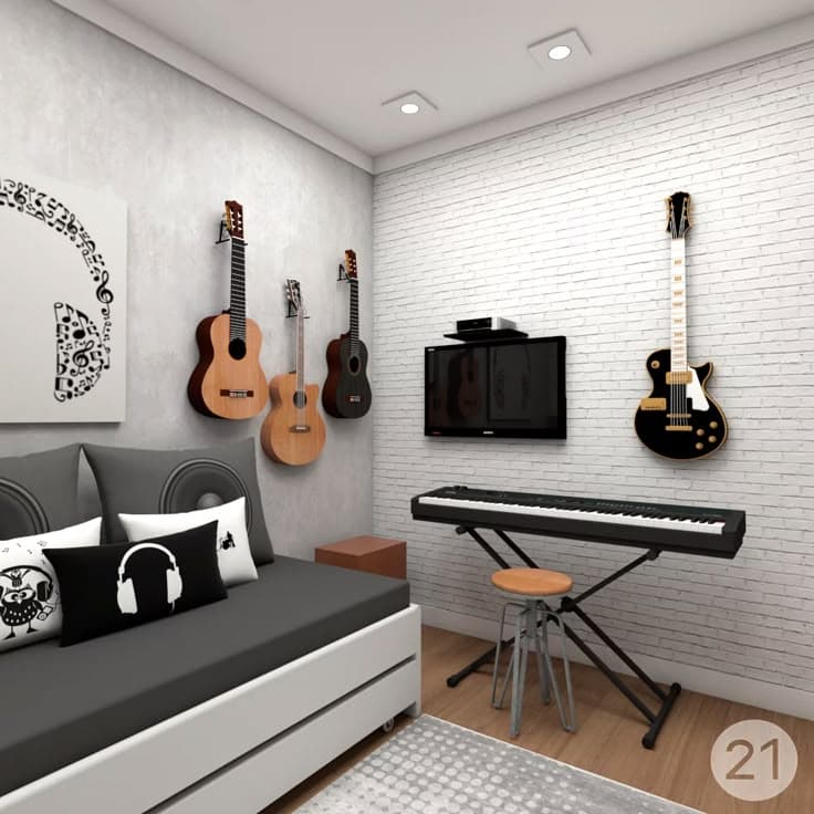 Skyvue Spectra amenity Music Room in Sobha Hartland 2, Dubai, by Sobha