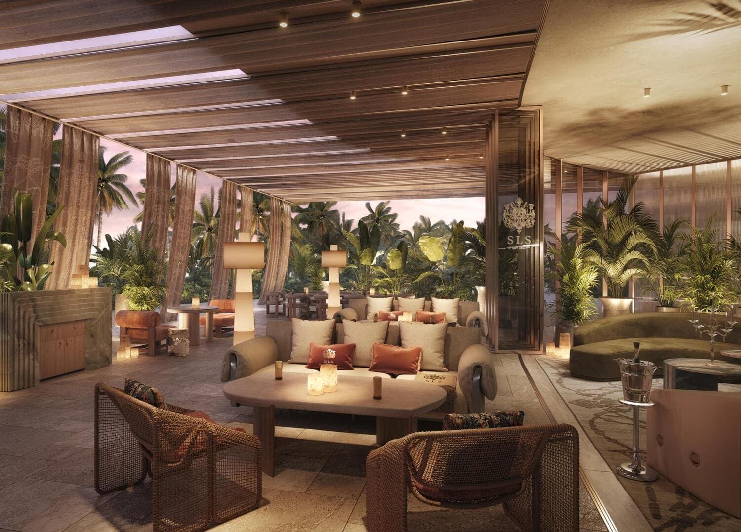 SLS Residences at Palm Jumeriah amenity Residence Lounge in Palm Jumeirah, Dubai, by Roya Lifestyle Development