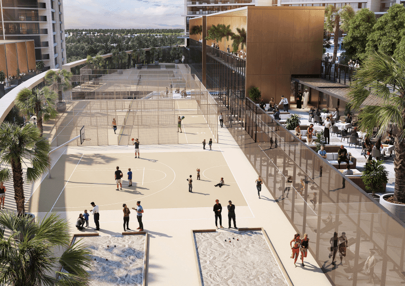 Sobha Orbis amenity Sport Area - Dubai Motor City, Dubai - by Sobha