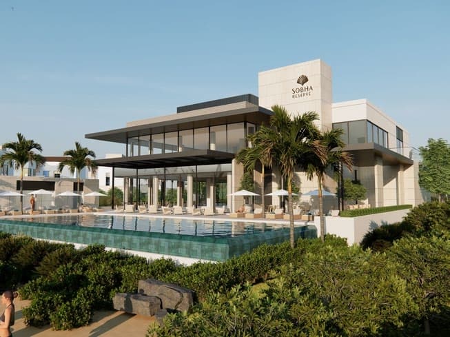 Sobha Reserve amenity Clubhouse in Wadi Al Safa 2, Dubai