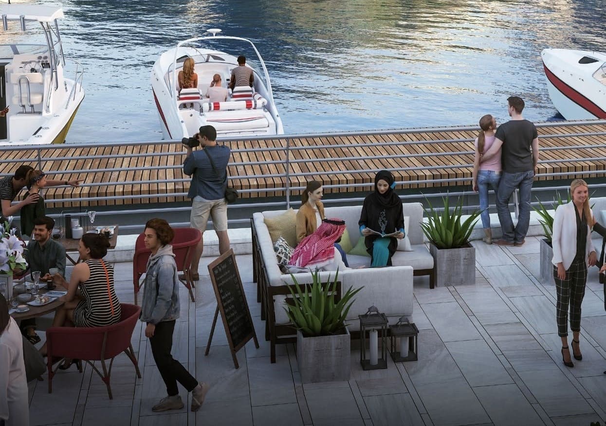 Sobha Siniya Island Villas Phases 1 and 2 amenity Retail Boulevard - Siniya Island, Dubai - by Sobha