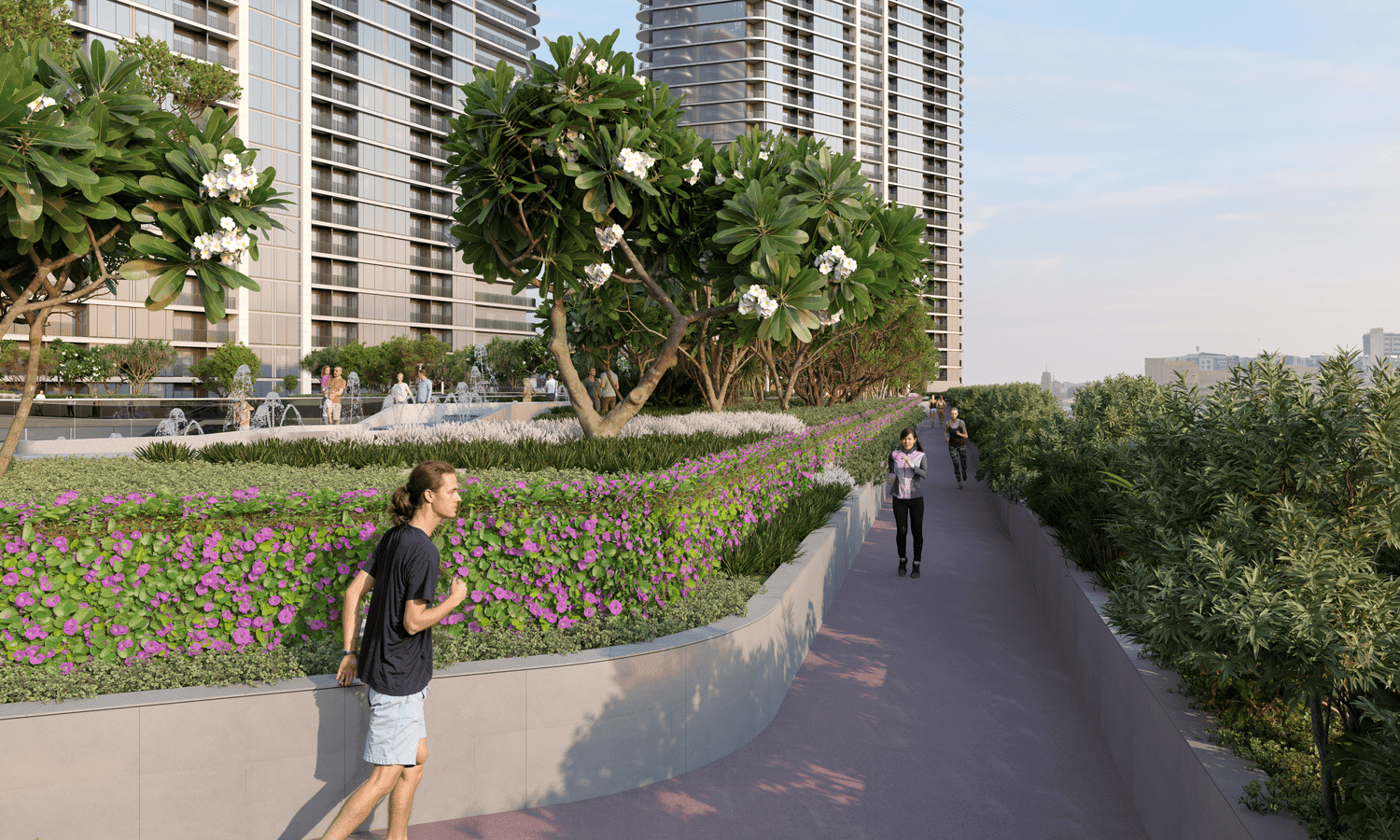 Sobha Solis amenity Jogging Track - Dubai Motor City, Dubai - by Sobha