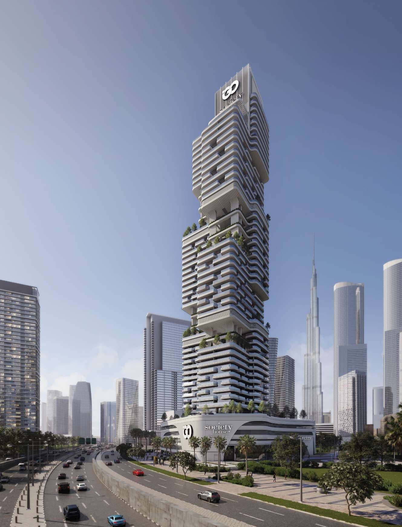 Society House exterior view - Downtown Dubai, Dubai - by Invest Group Overseas (IGO)