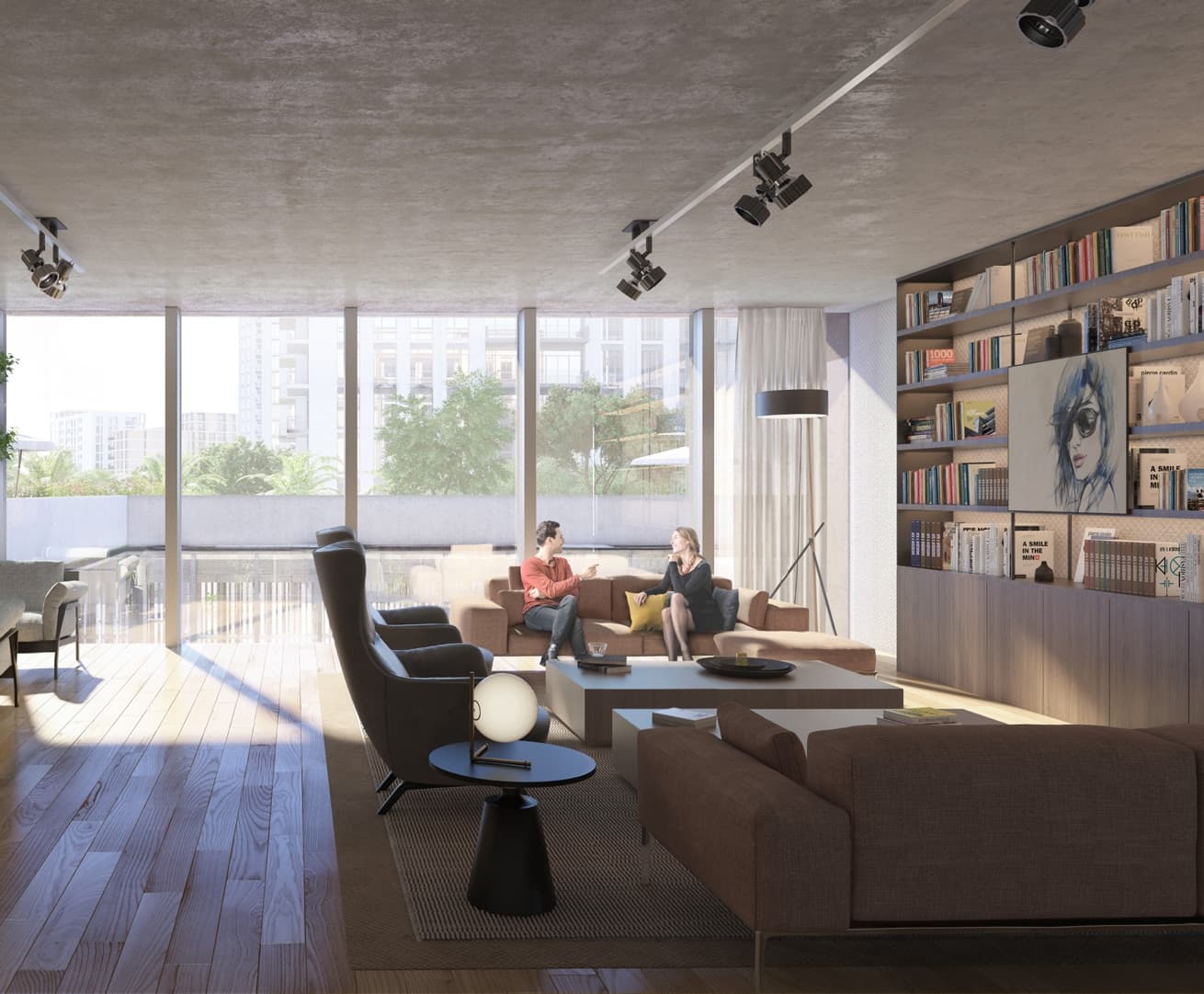 Socio Towers amenity Library - Dubai Hills, Dubai - by Emaar