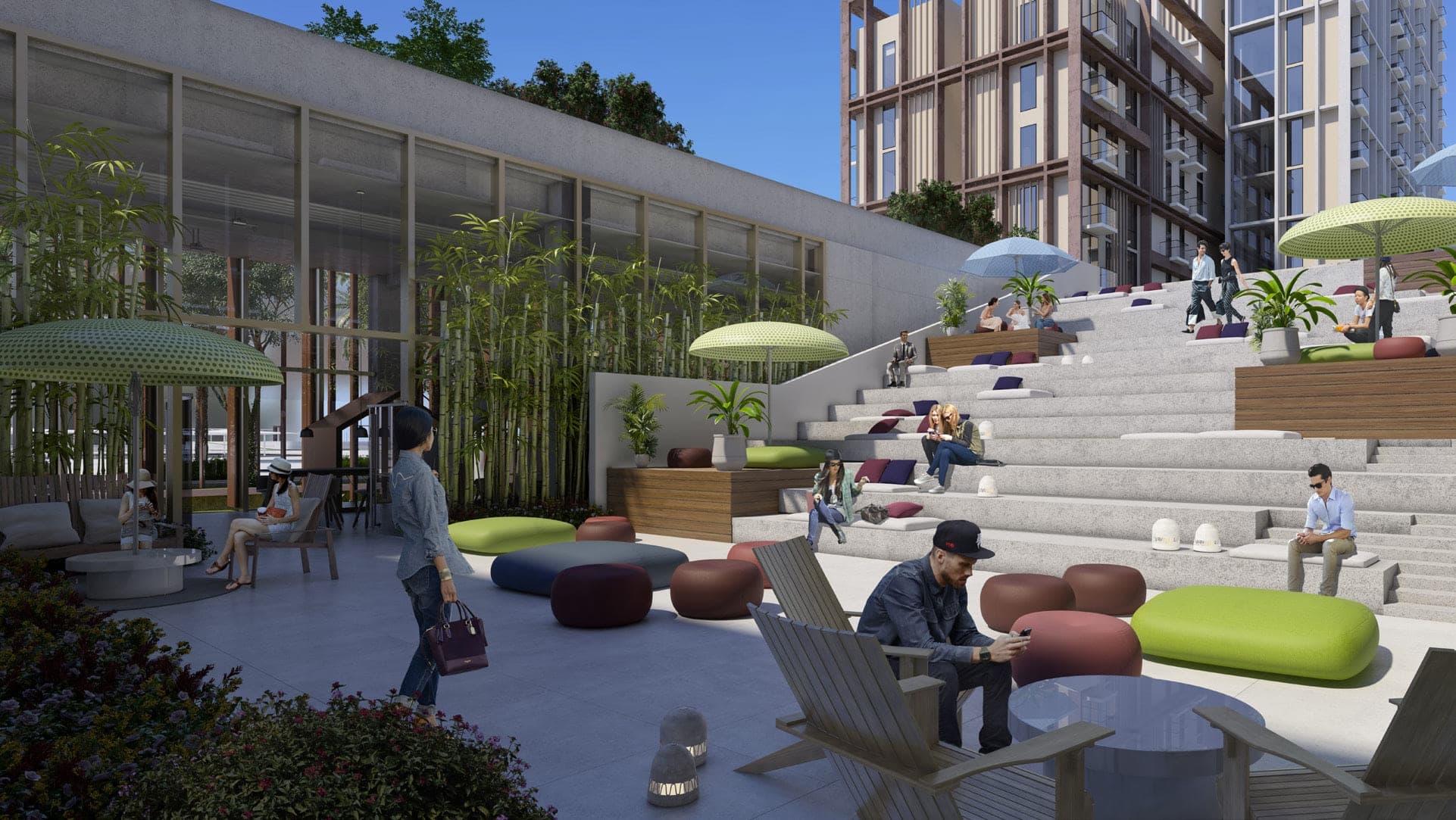 Socio Towers amenity Lounge - Dubai Hills, Dubai - by Emaar
