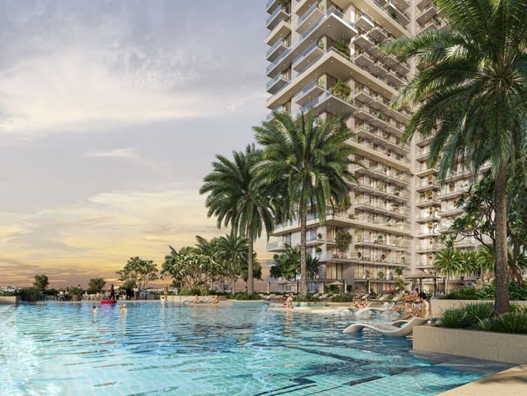 Sol Levante amenity Swimming Pool - JVT (Jumeirah Village Triangle), Dubai - by SOL Properties