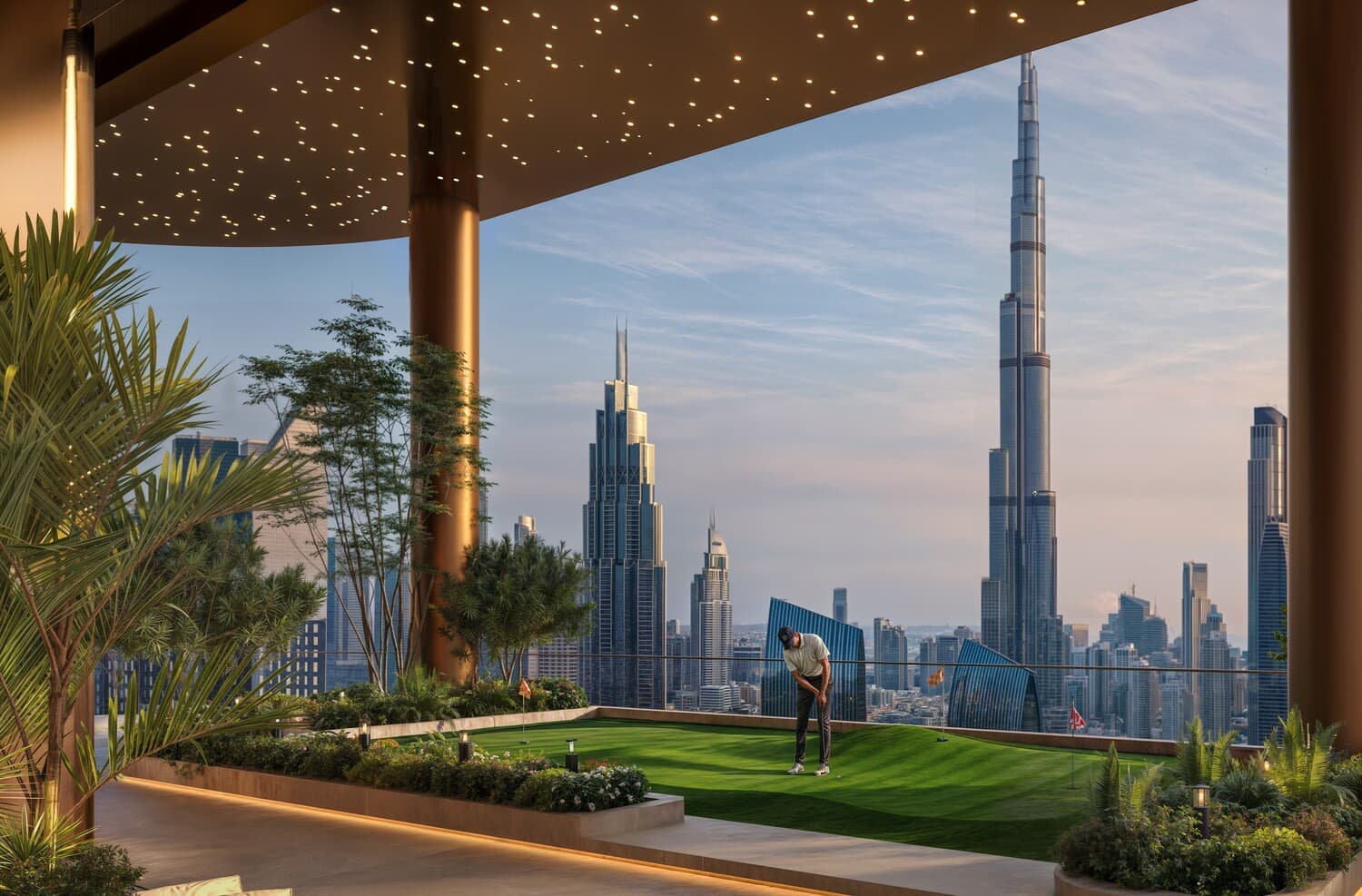 Sol Luxe amenity Mini Golf - City Walk, Dubai - by SOL Properties