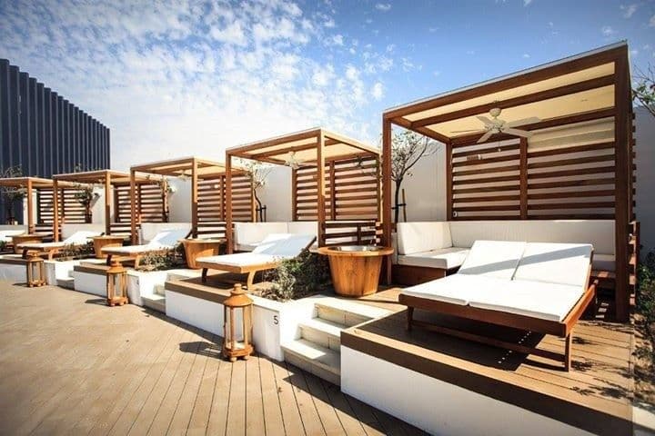 Sol Luxe amenity Sunken Seating & Sun Lounges - City Walk, Dubai - by SOL Properties