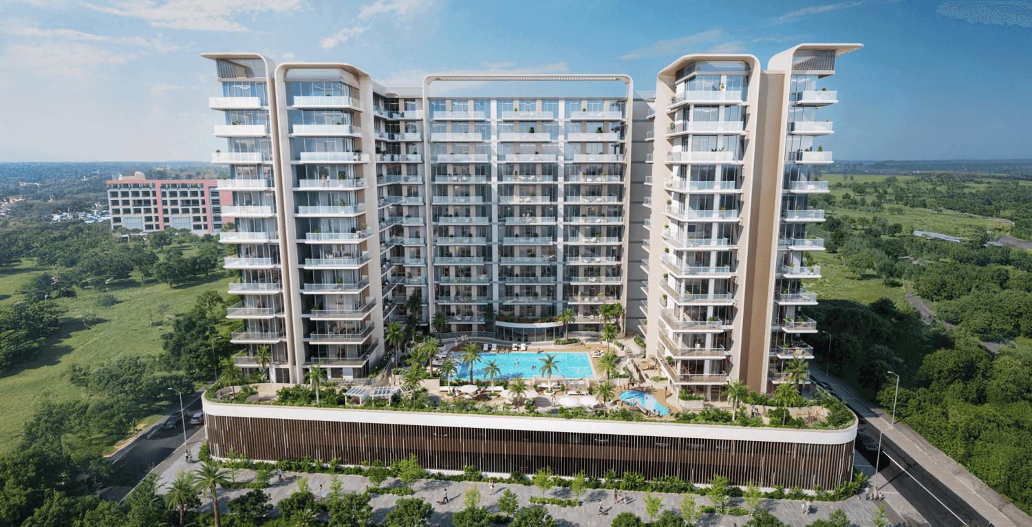 Sola Residences exterior view - Jebel Ali Village, Dubai - by Centurion