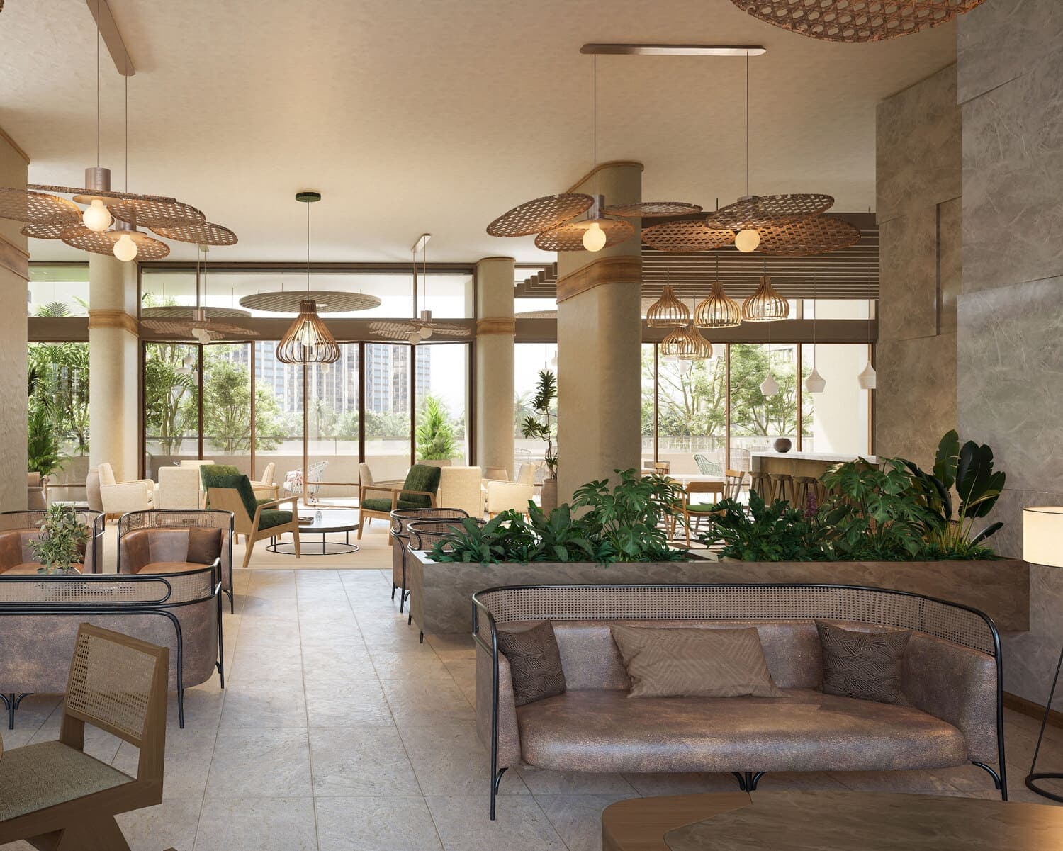 Solanki One amenity Lounge - Dubailand Residence Complex, Dubai - by Solanki Realty