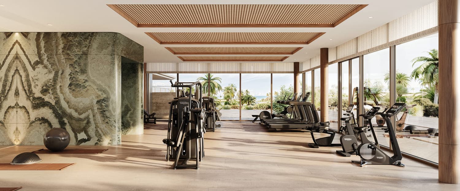 Solaya amenity Gym - Port De La Mer, Dubai - by Meraas