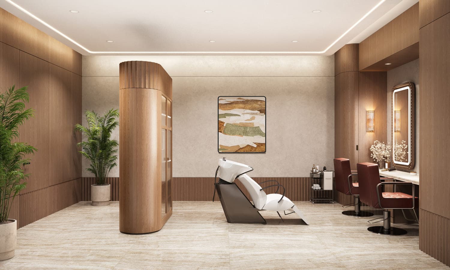 Solaya amenity Hair Salon in Port De La Mer, Dubai, by Meraas