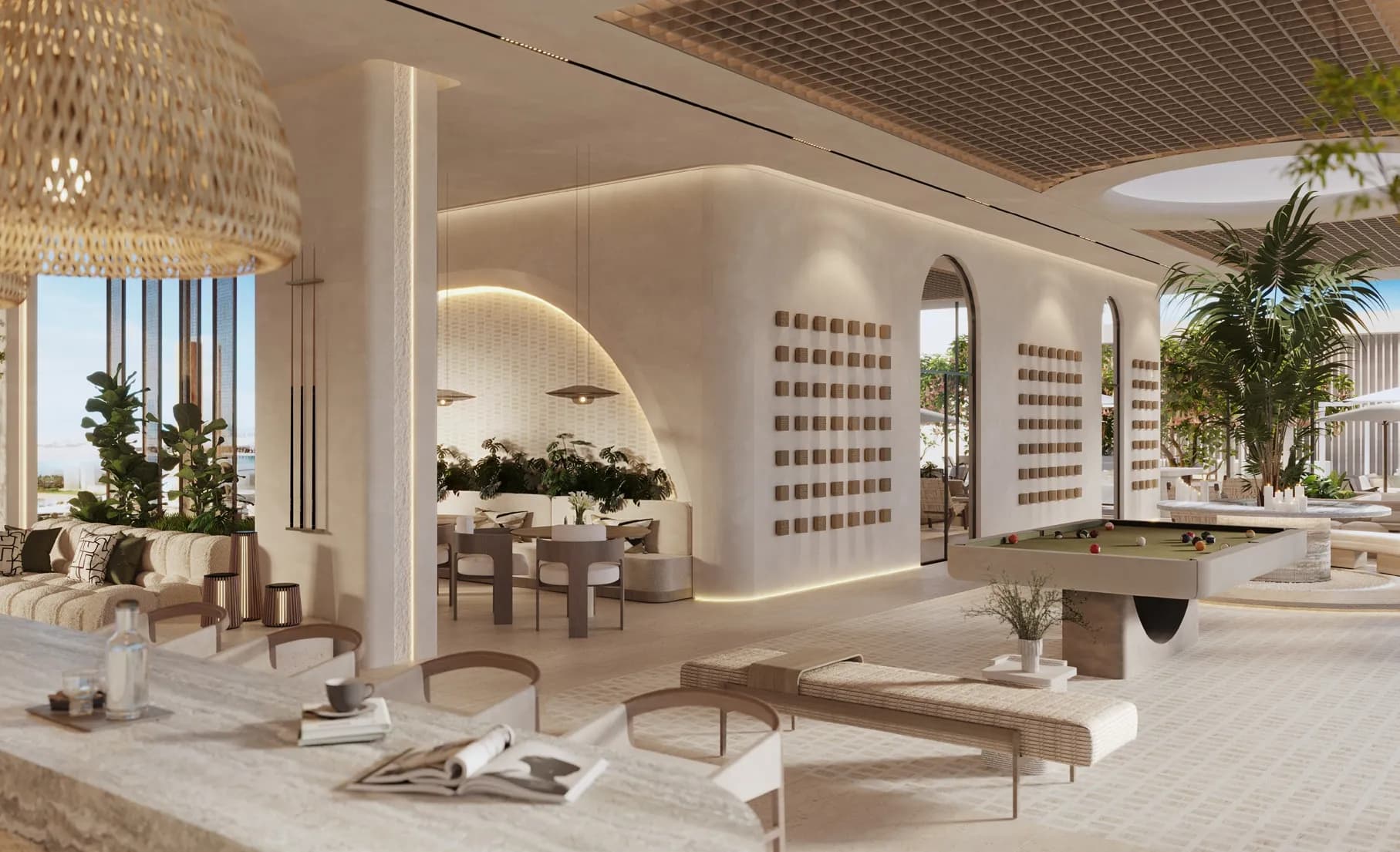 Soléva Beach Residences amenity Residence Lounge - Al Marjan Island, Dubai - by Al Huzaifa Properties
