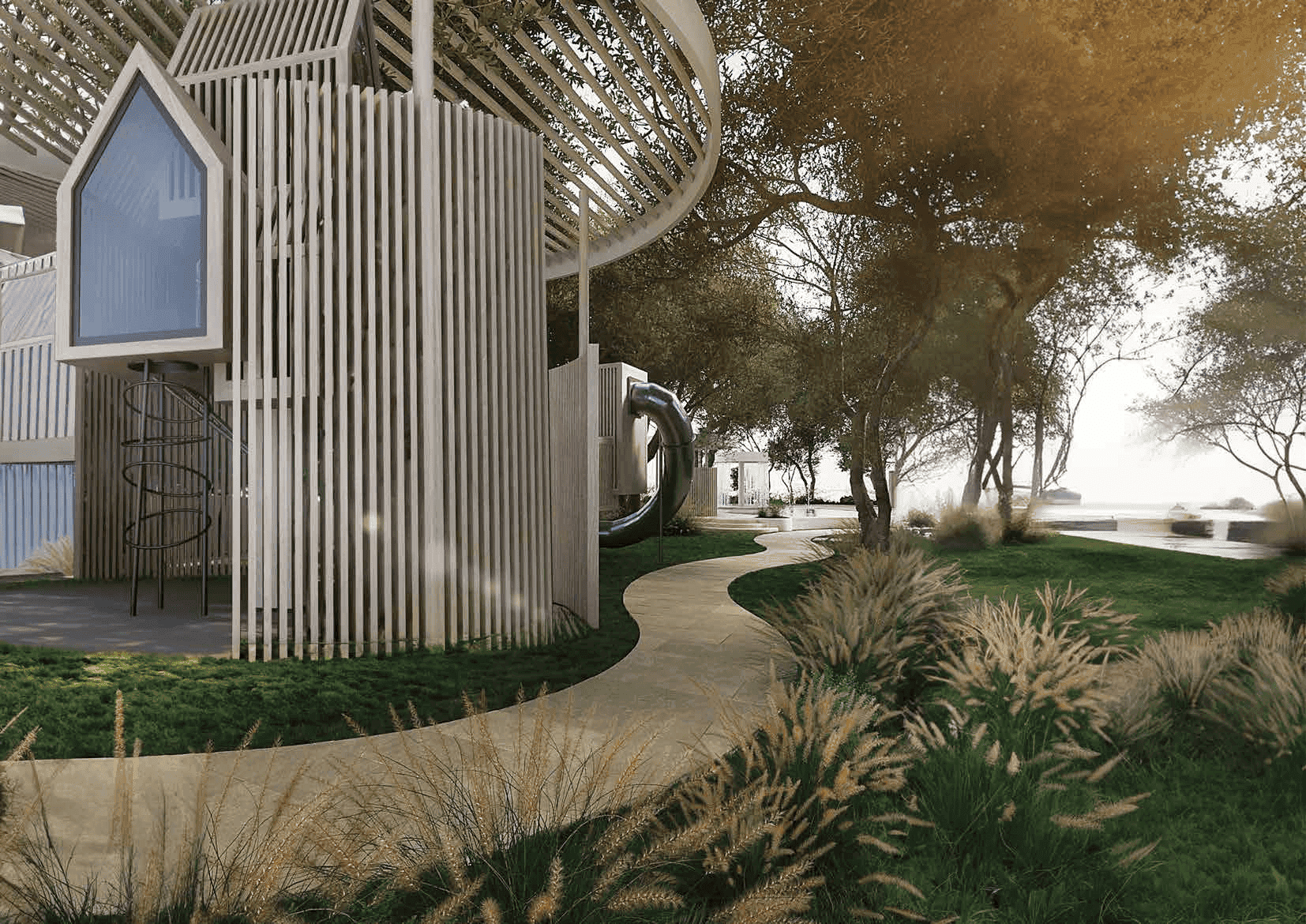 Sonate Residences amenity Green Pathways For Jogging - JVT (Jumeirah Village Triangle), Dubai - by Condor Group