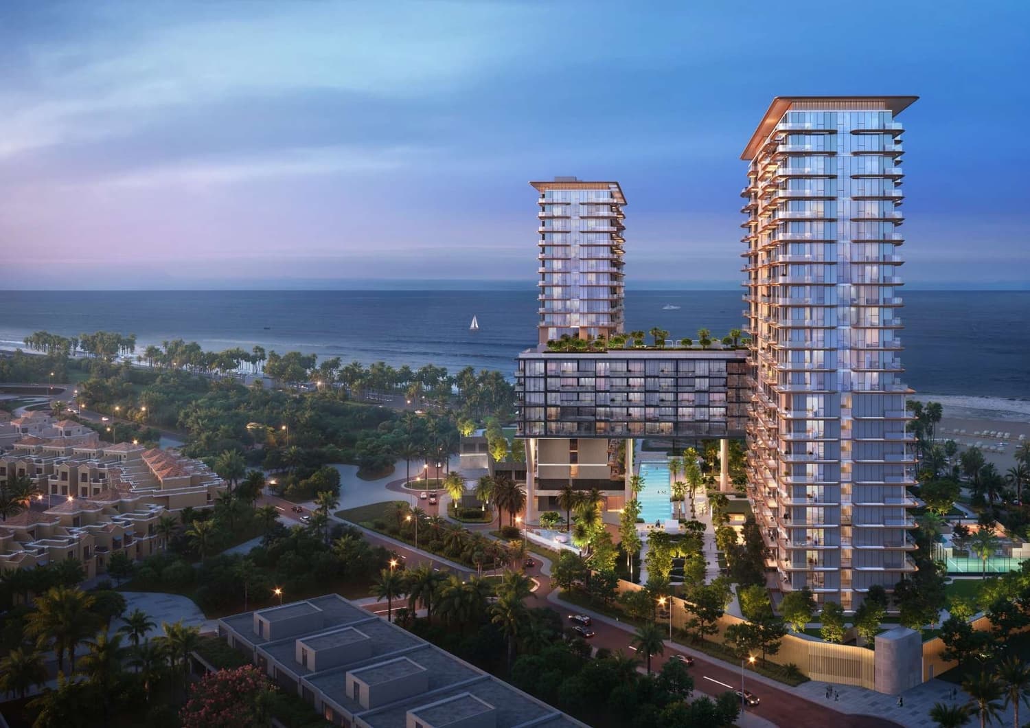 Soto Grande exterior view - Al Jazeera Al Hamra, Dubai - by Ellington