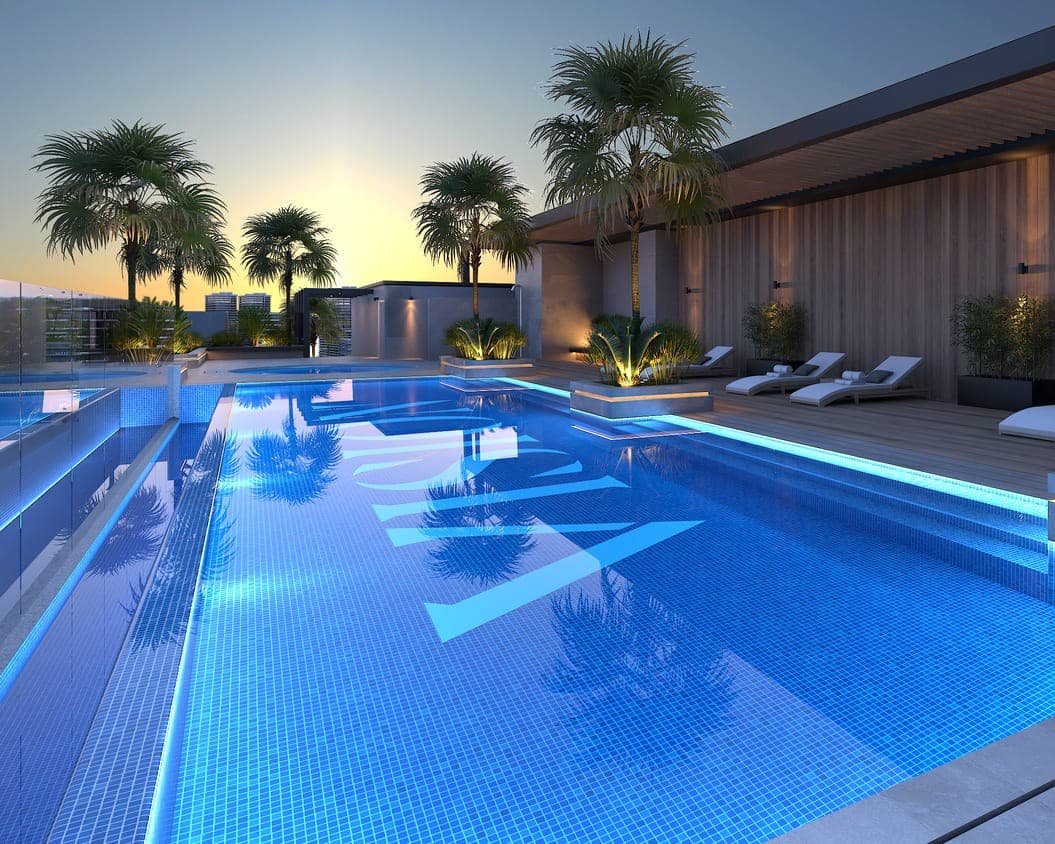 Soul by Vision amenity Infinity Pool - Dubai Production City, Dubai - by Vision Developments