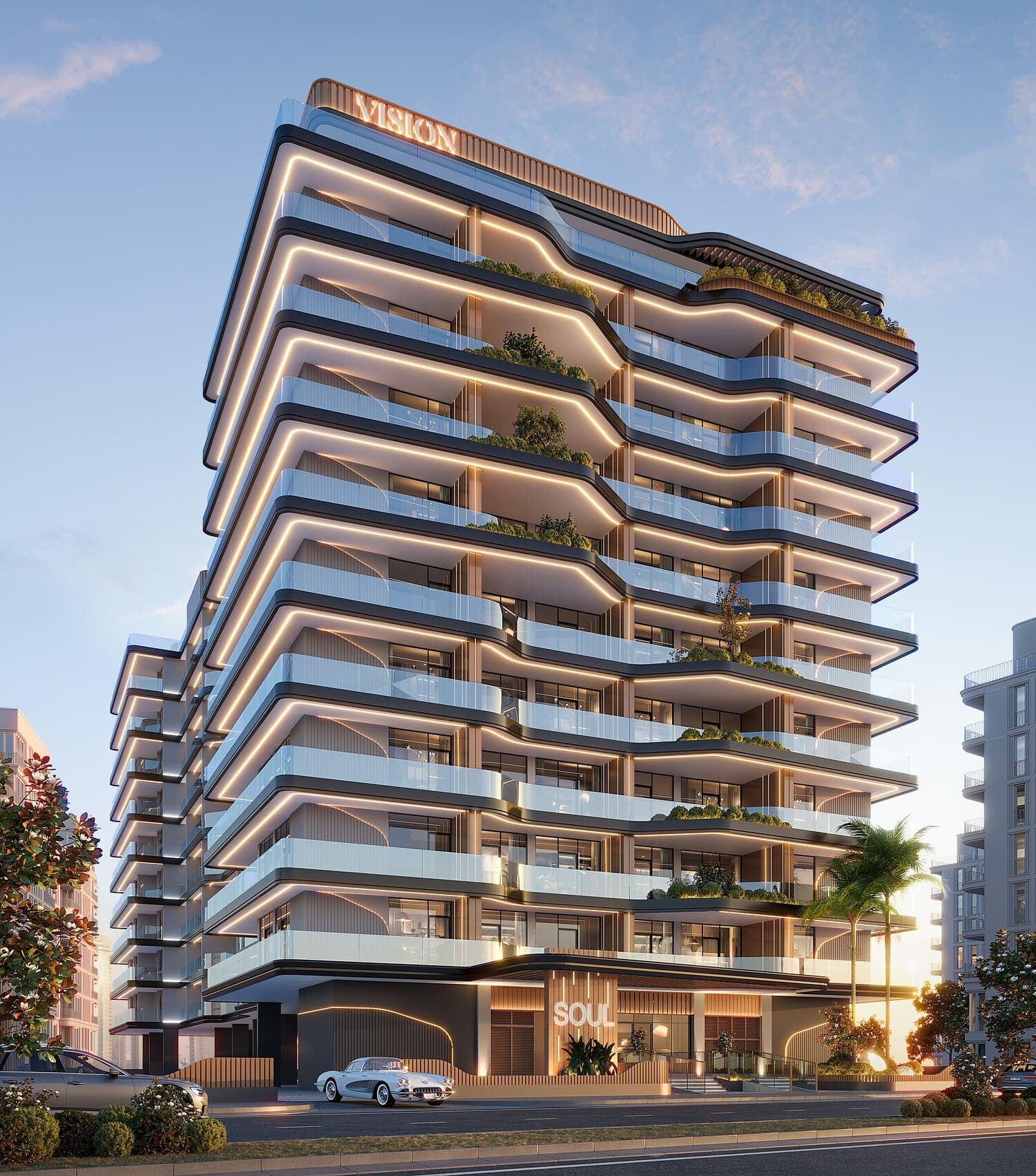 Soul by Vision exterior view - Dubai Production City, Dubai - by Vision Developments