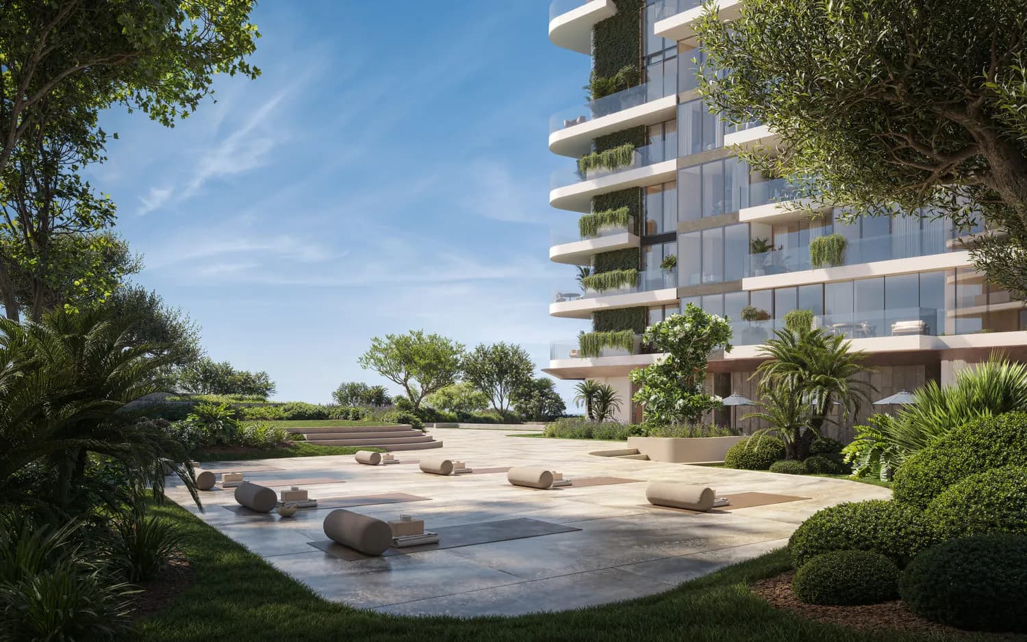Soulever by Beyond amenity Yoga Area - Maritime City, Dubai - by Beyond Developments