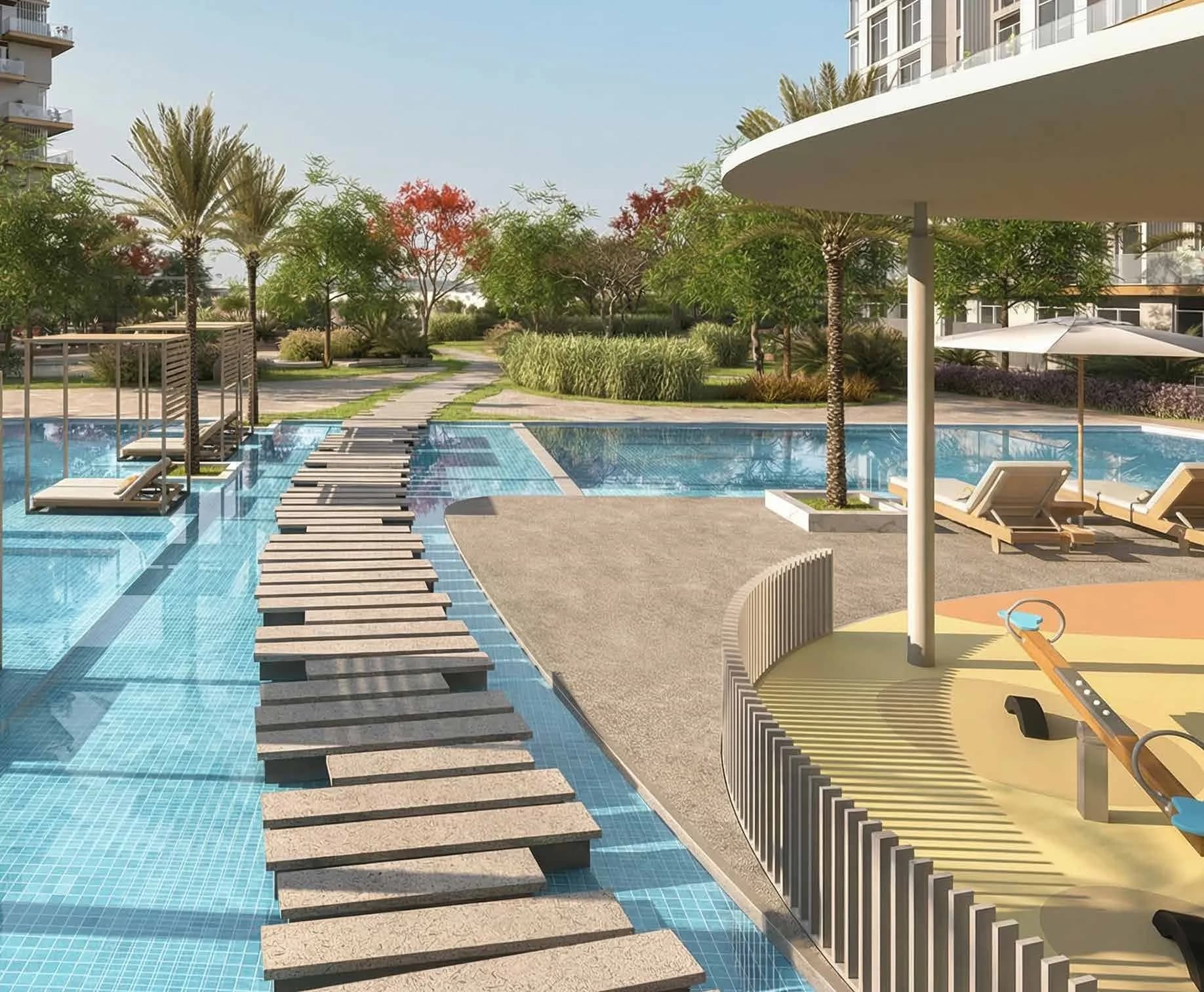 South Square Tower S1 amenity Outdoor Spaces & Walking Trails - Dubai South, Dubai - by Dubai South Developers