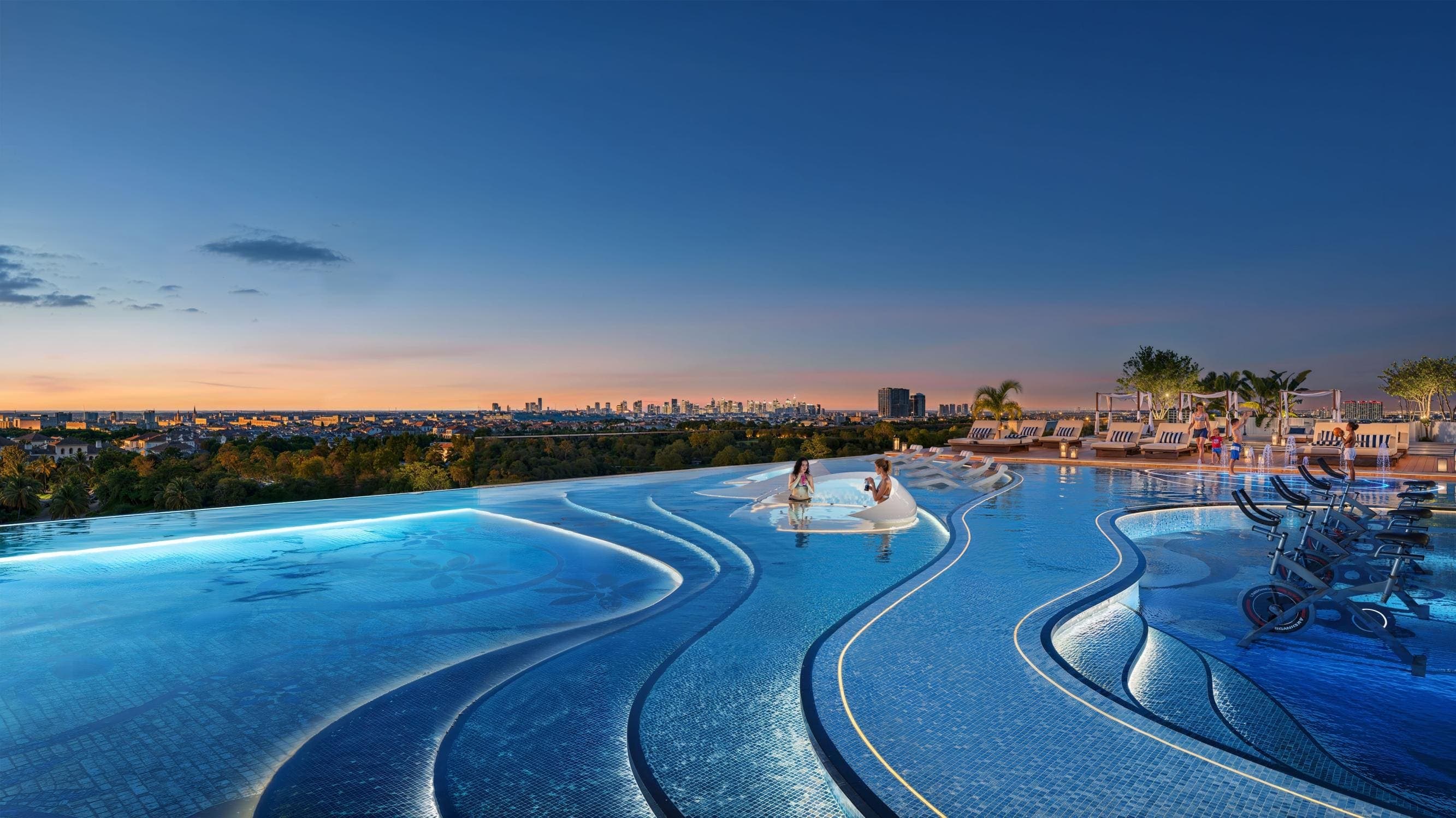 Sparklz amenity Aquatic Gym - Jebel Ali Village, Dubai - by Danube
