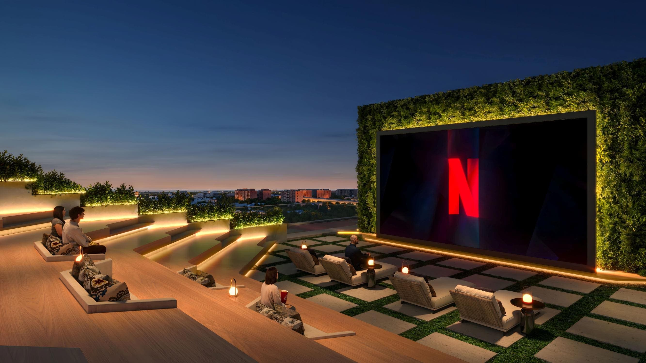 Sparklz amenity Outdoor Cinema - Jebel Ali Village, Dubai - by Danube