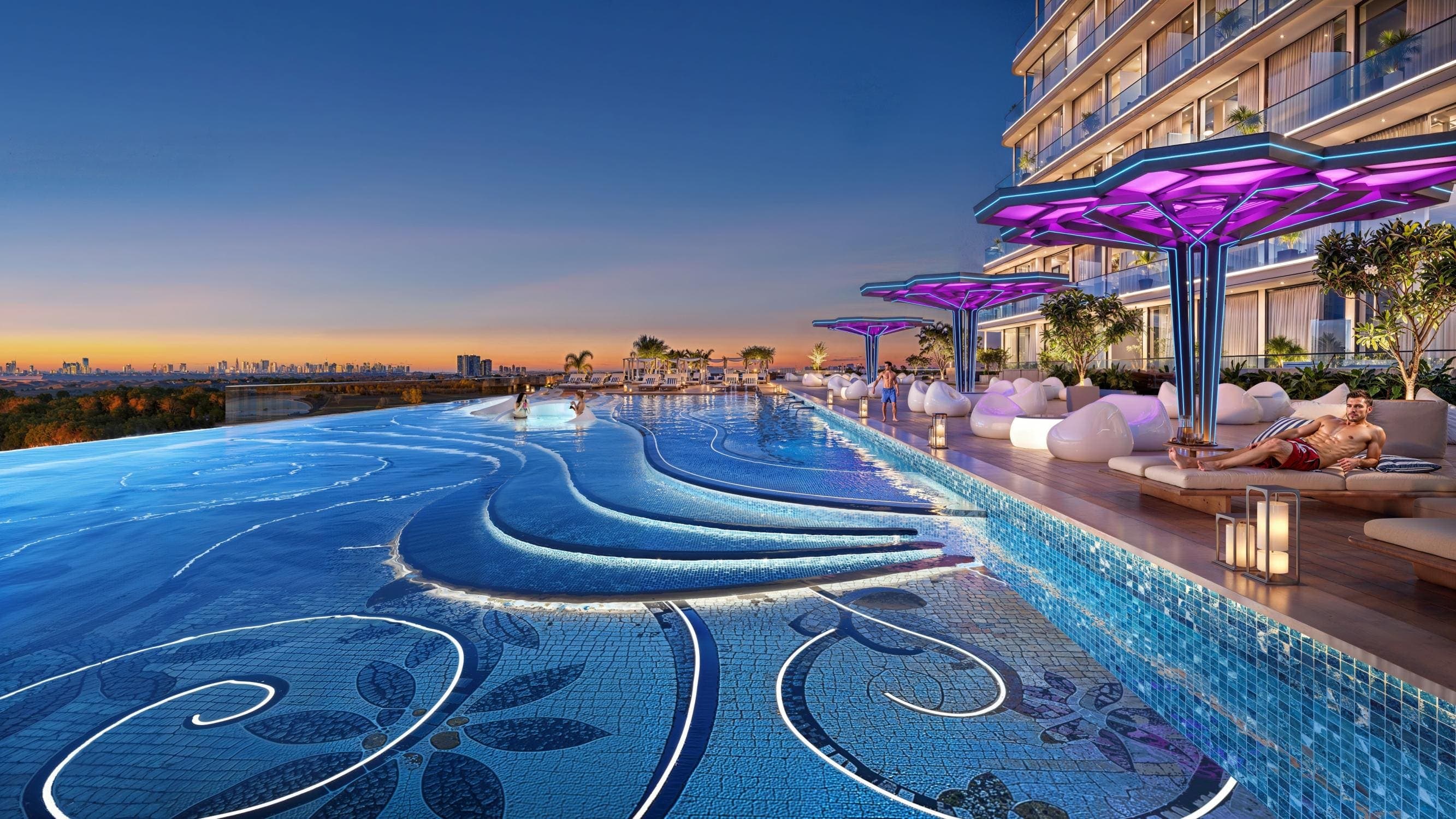 Sparklz amenity Pool Party - Jebel Ali Village, Dubai - by Danube