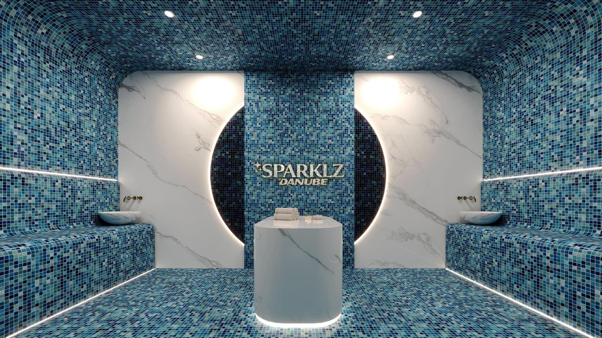 Sparklz amenity Spa in Jebel Ali Village, Dubai, by Danube