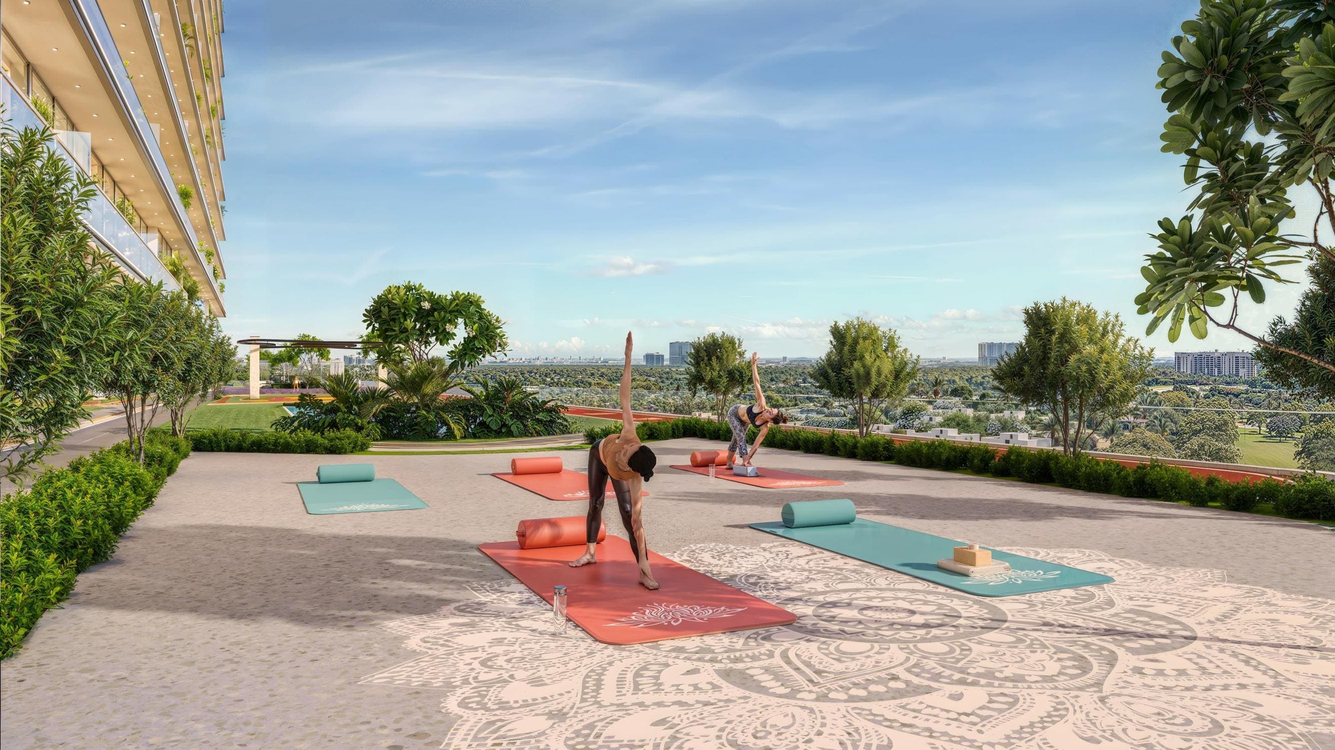 Sparklz amenity Yoga Deck - Jebel Ali Village, Dubai - by Danube
