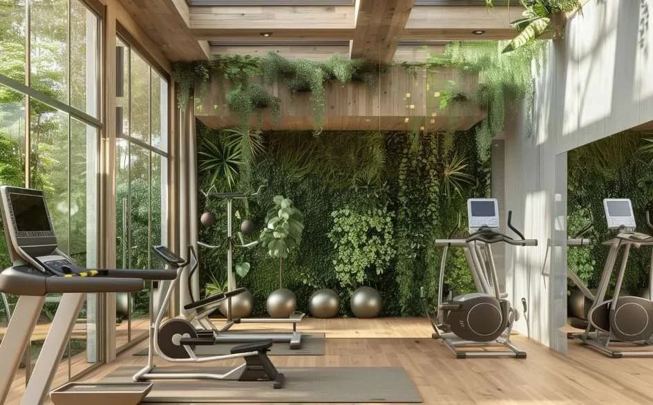 Sports View 2 amenity Gym - Warsan 4, Dubai - by HZ DEVELOPMENT