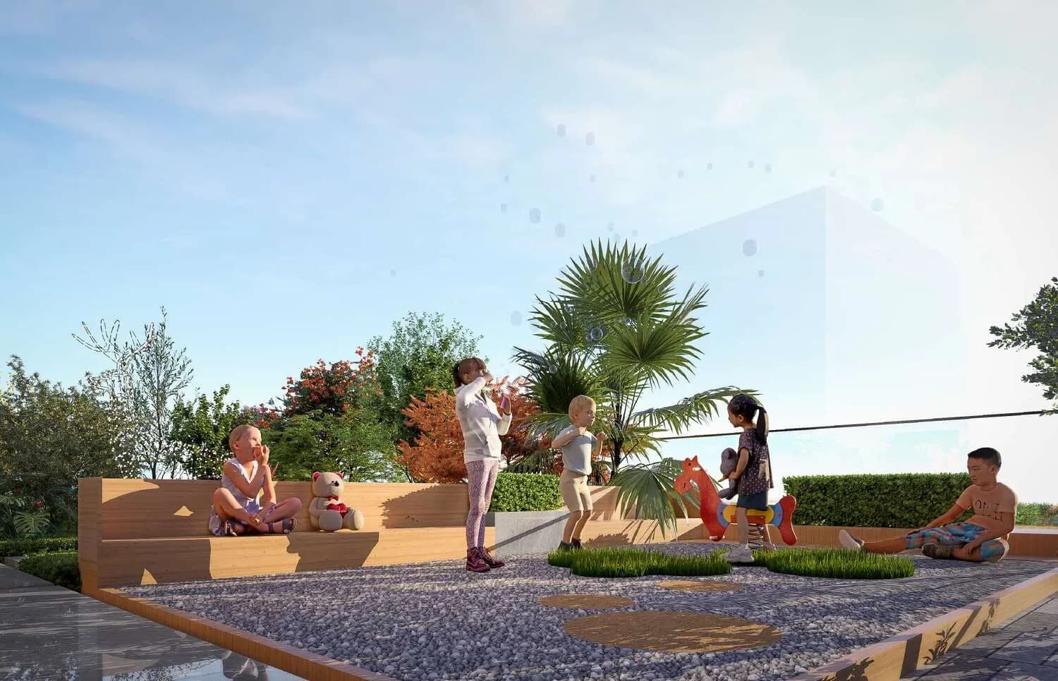 Sports View 2 amenity Kids' Zone - Warsan 4, Dubai - by HZ DEVELOPMENT