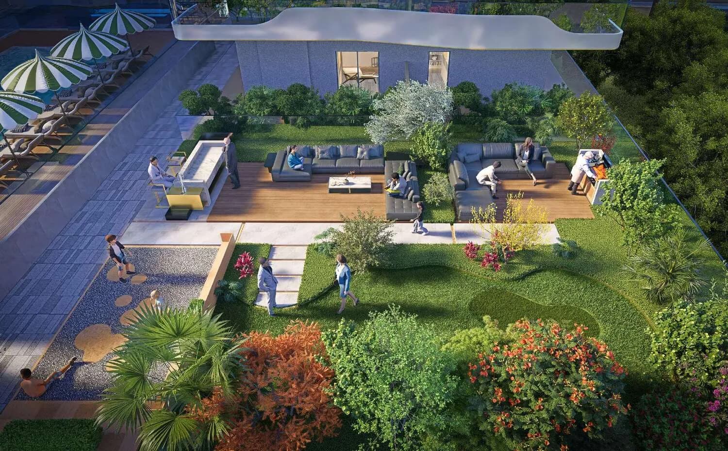Sports View 2 amenity Mini Golf - Warsan 4, Dubai - by HZ DEVELOPMENT