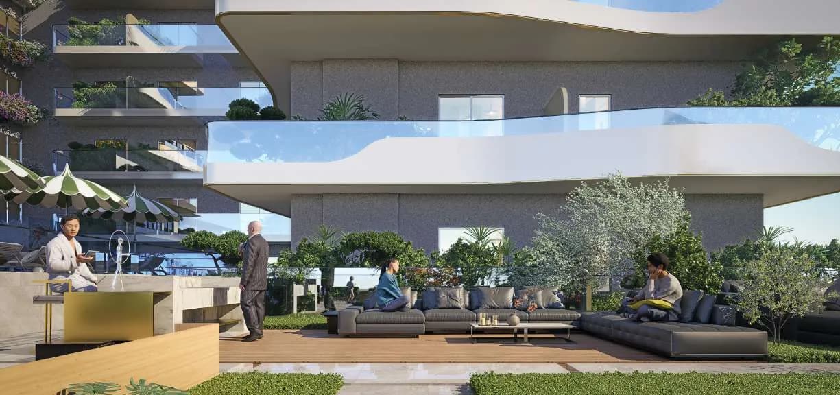Sports View 2 amenity Outdoor Cafe & Party Area - Warsan 4, Dubai - by HZ DEVELOPMENT