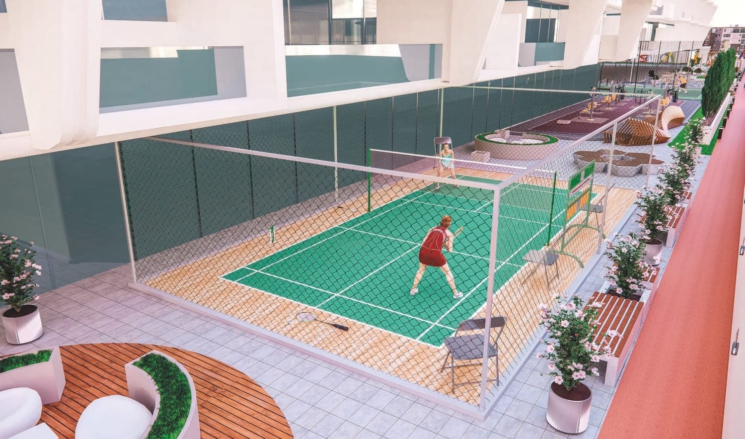 Sportz amenity Badminton - Dubai Sports City, Dubai - by Danube