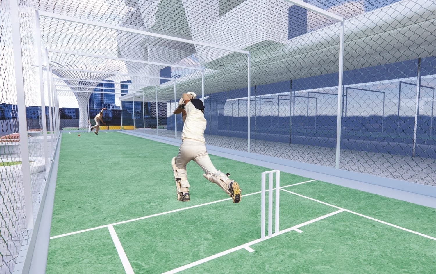 Sportz amenity Cricket in Dubai Sports City, Dubai, by Danube