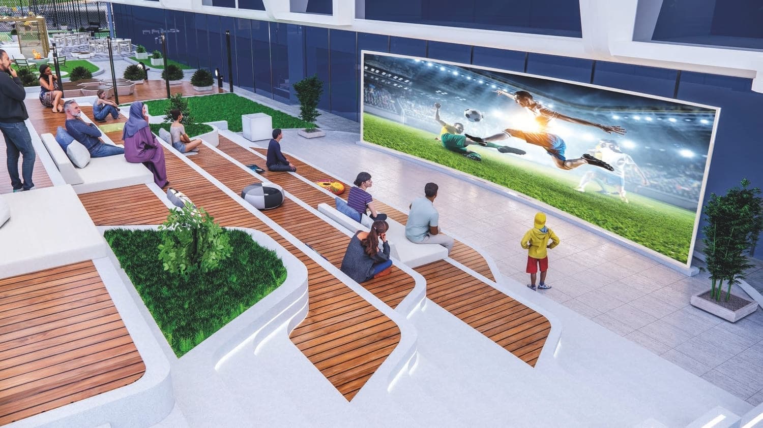 Sportz amenity Open Air Sports Cinema - Dubai Sports City, Dubai - by Danube